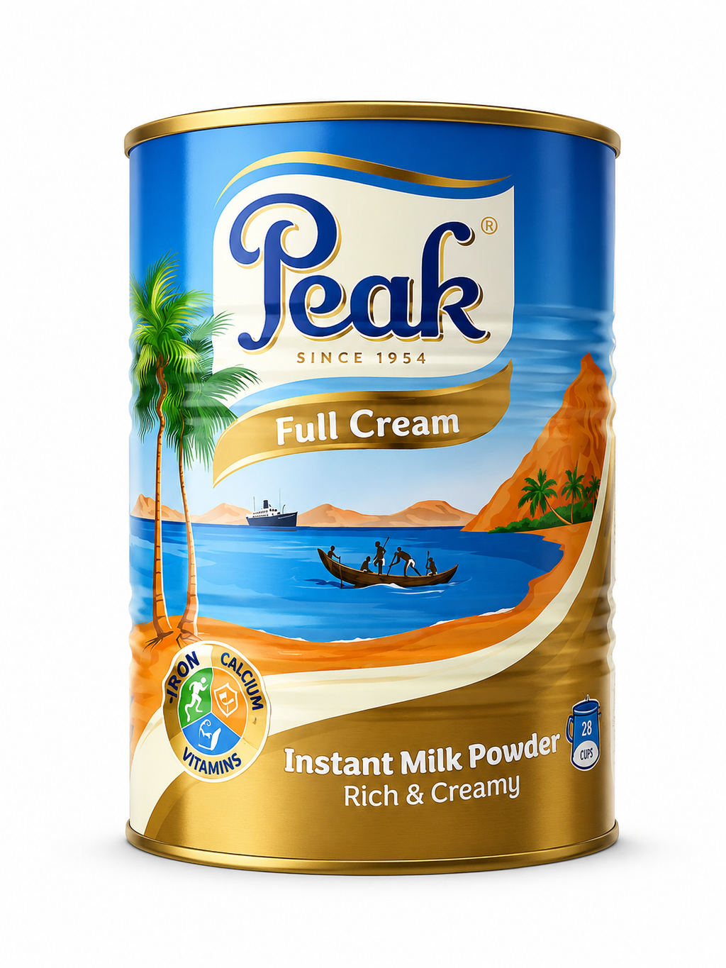 PEAK FULL CREAM 400g INSTANT WHOLE MILK POWDER