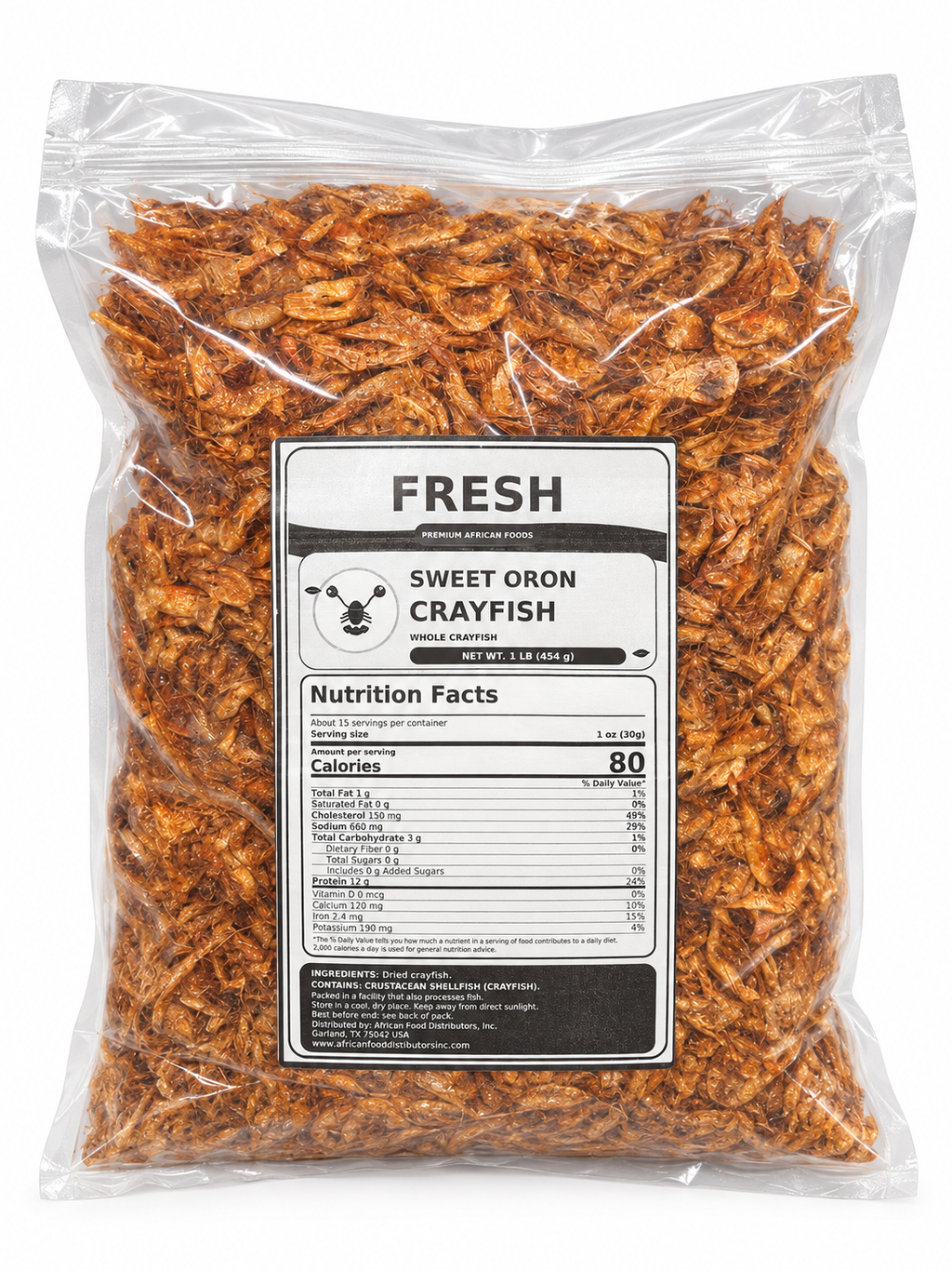 Fresh Sweet Oron Crayfish 2LB